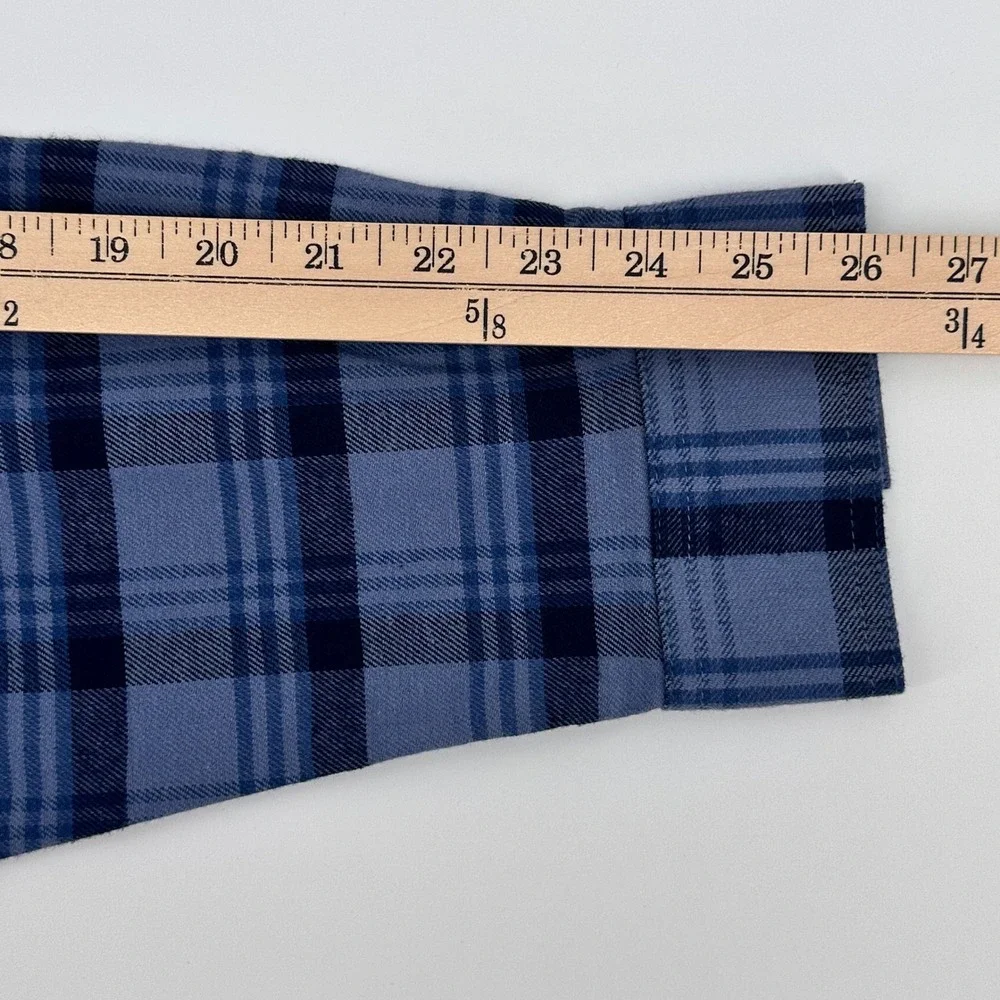 Columbia Mens XXL Shirt Cornell Woods Flannel Long Slv Blue Plaid Button Dwn NEW